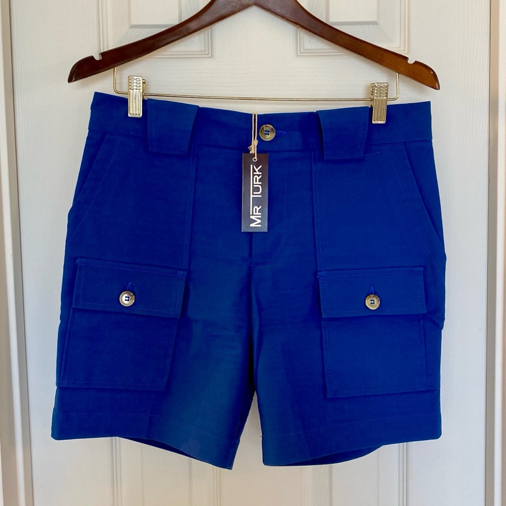 Mr Turk Blue Pocket Front Shorts